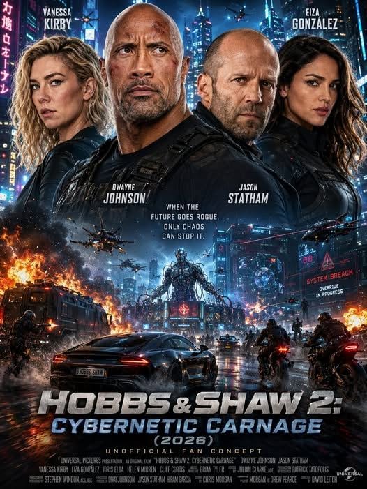 Hobbs & Shaw 2: Cybernetic Carnage – The Return of High-Octane Chaos and Cyber Warfare