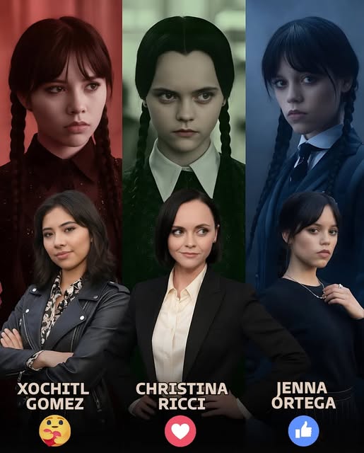 Three Wednesdays, One Gothic Icon: How Christina Ricci, Xochitl Gomez, and Jenna Ortega Redefine Wednesday Addams