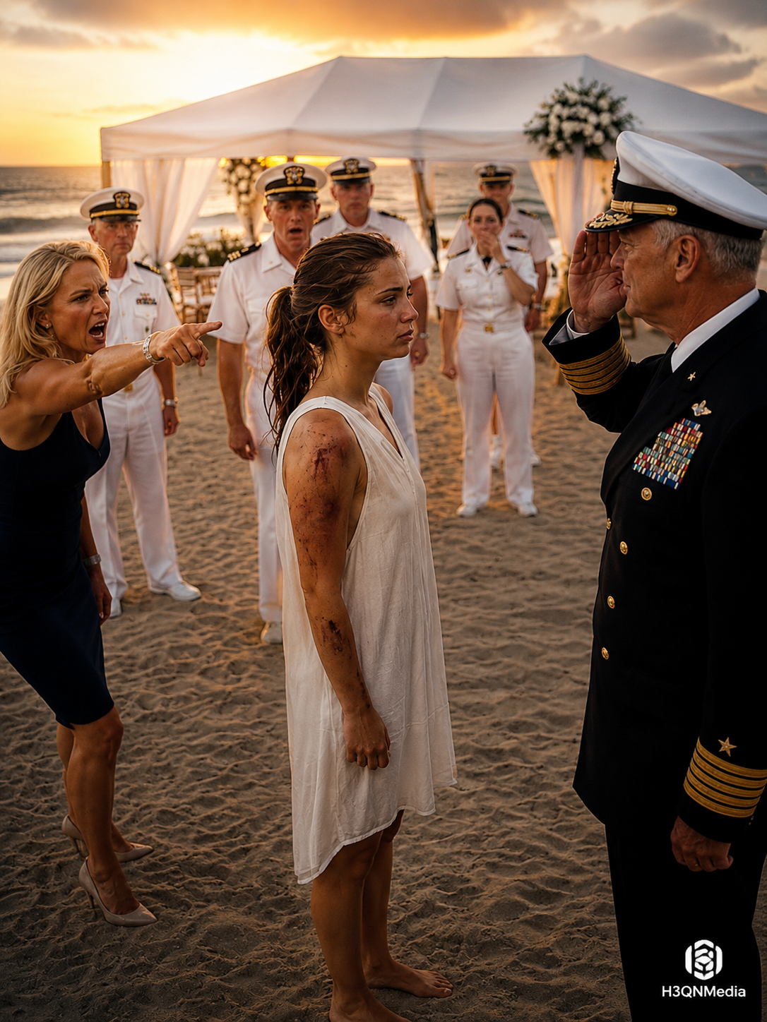 My Sister Mocked My Scars at a Luxury Beach—Then an Admiral Changed Everything