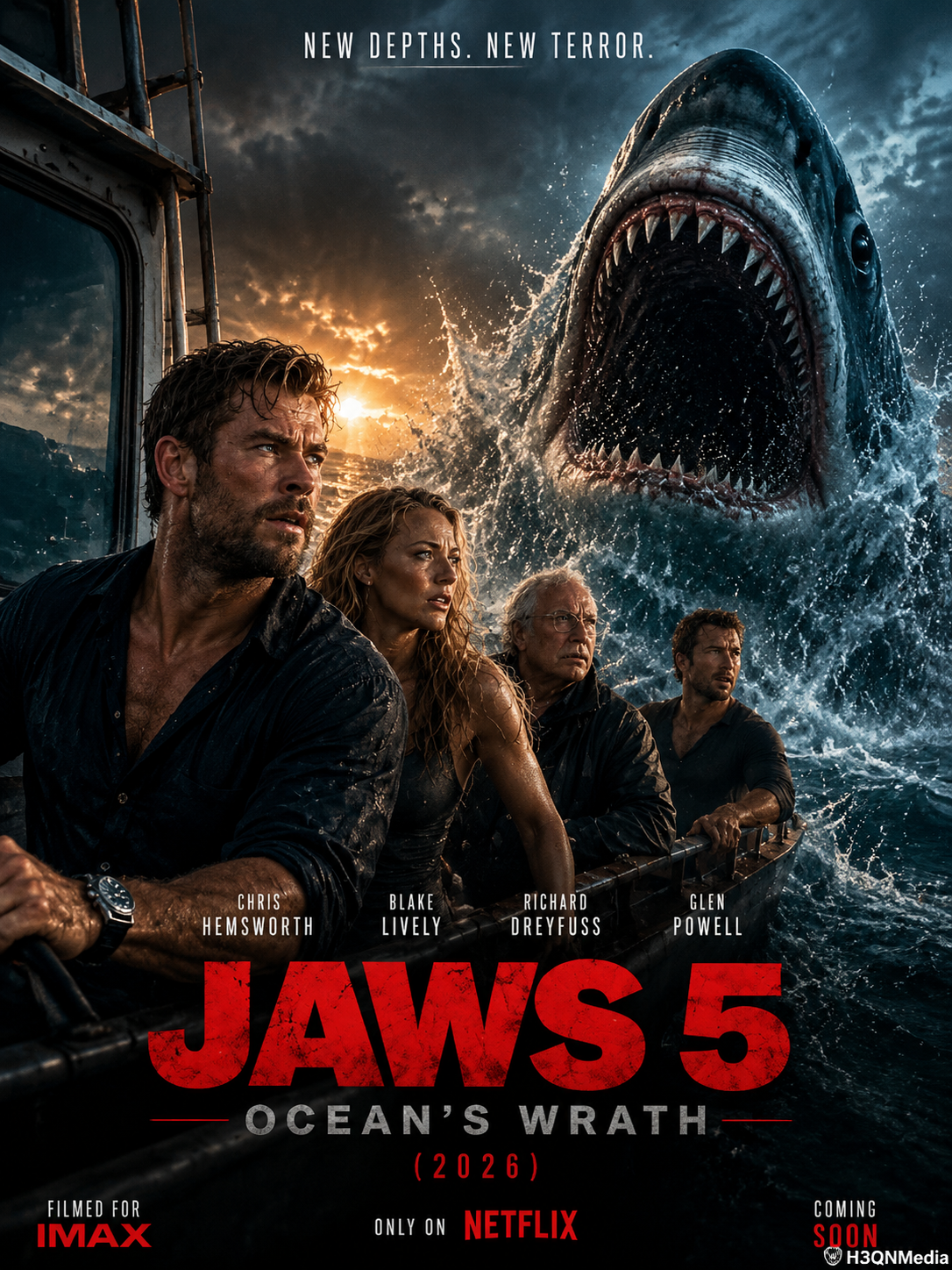 Jaws 5: Ocean’s Wrath (2026) Review – The Shark Nightmare Returns Bigger, Deadlier, and More Terrifying Than Ever