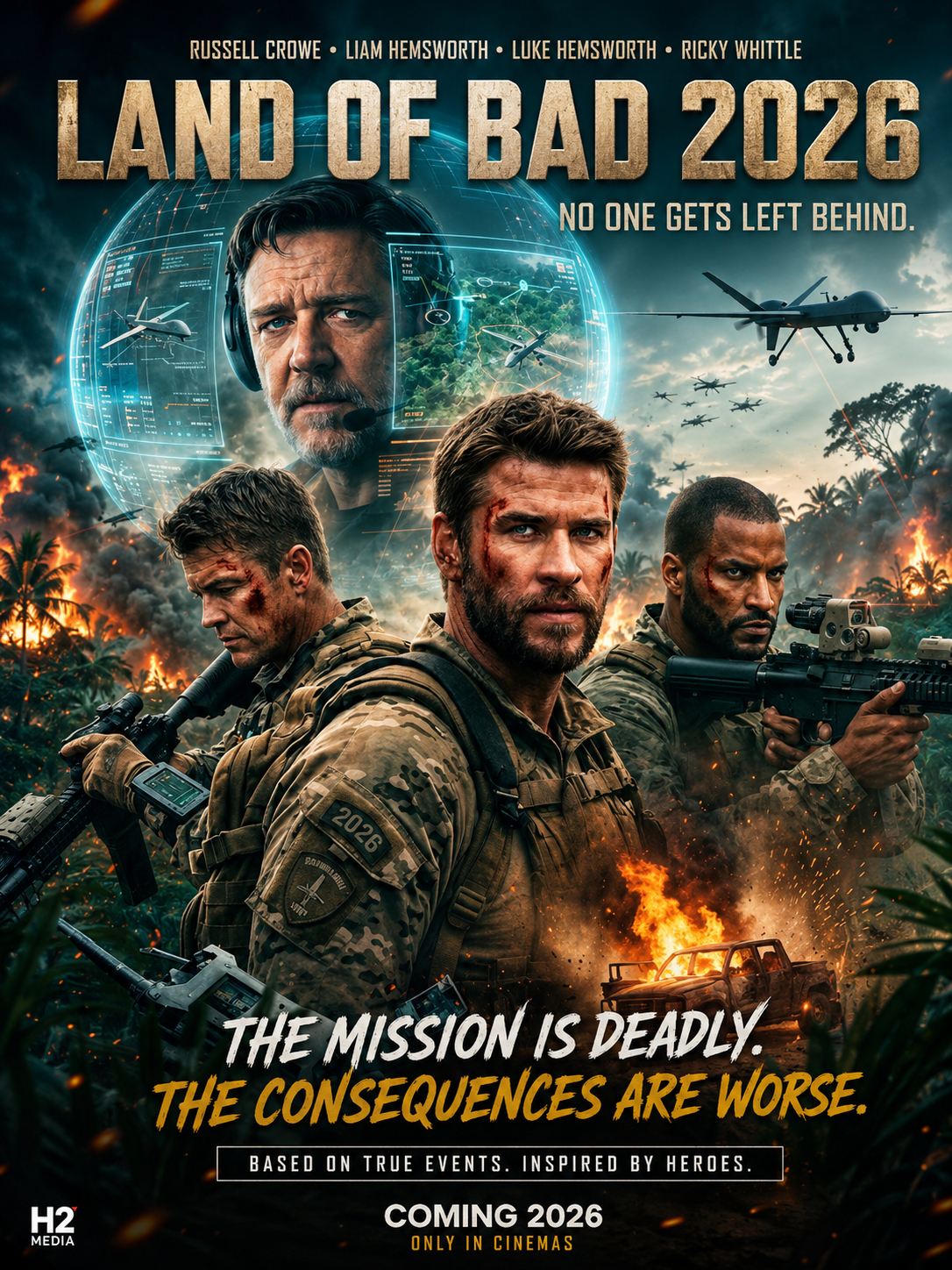 LAND OF BAD 2026 Review: A Relentless Military Thriller That Never Lets Up