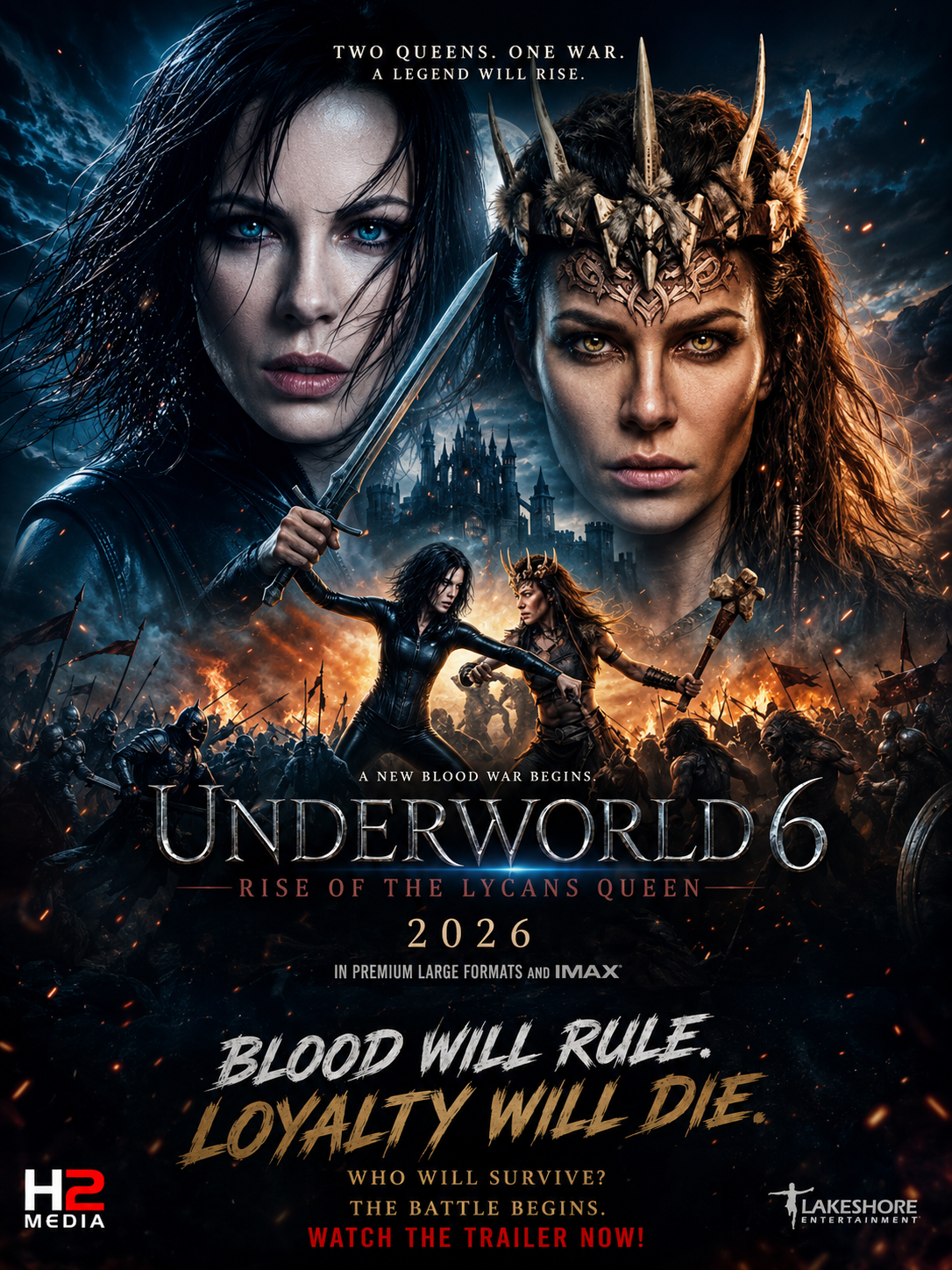 Underworld 6: Rise of the Lycans Queen (2026) Review – The Blood War Returns Bigger, Darker, and More Brutal Than Ever