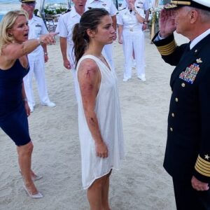 My Sister Mocked My Scars At A Luxury Beach — Until An Admiral Revealed The Truth