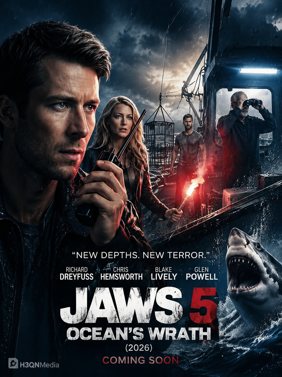 JAWS 5: OCEAN’S WRATH — THE SHARK IS BACK, AND THIS TIME IT’S HUNTING HUMANS