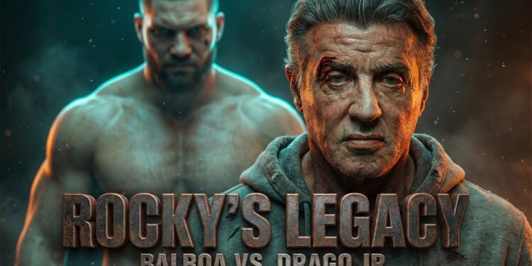 Rocky's Legacy: Balboa vs. Drago Jr. – A Powerhouse Showdown